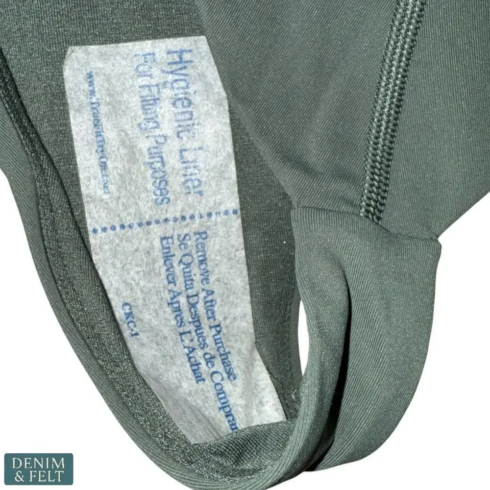 Lululemon Lab Asymmetrical One-Shoulder Bodysuit‎ Full-On Luxtreme Green Sz 6